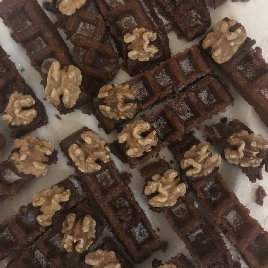 Gaufres façon brownie