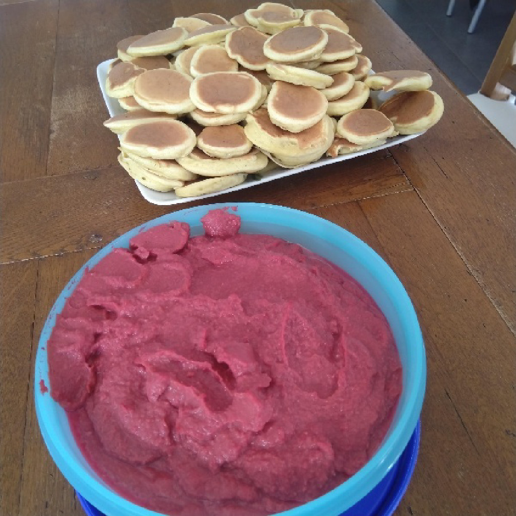 Houmous à la betterave