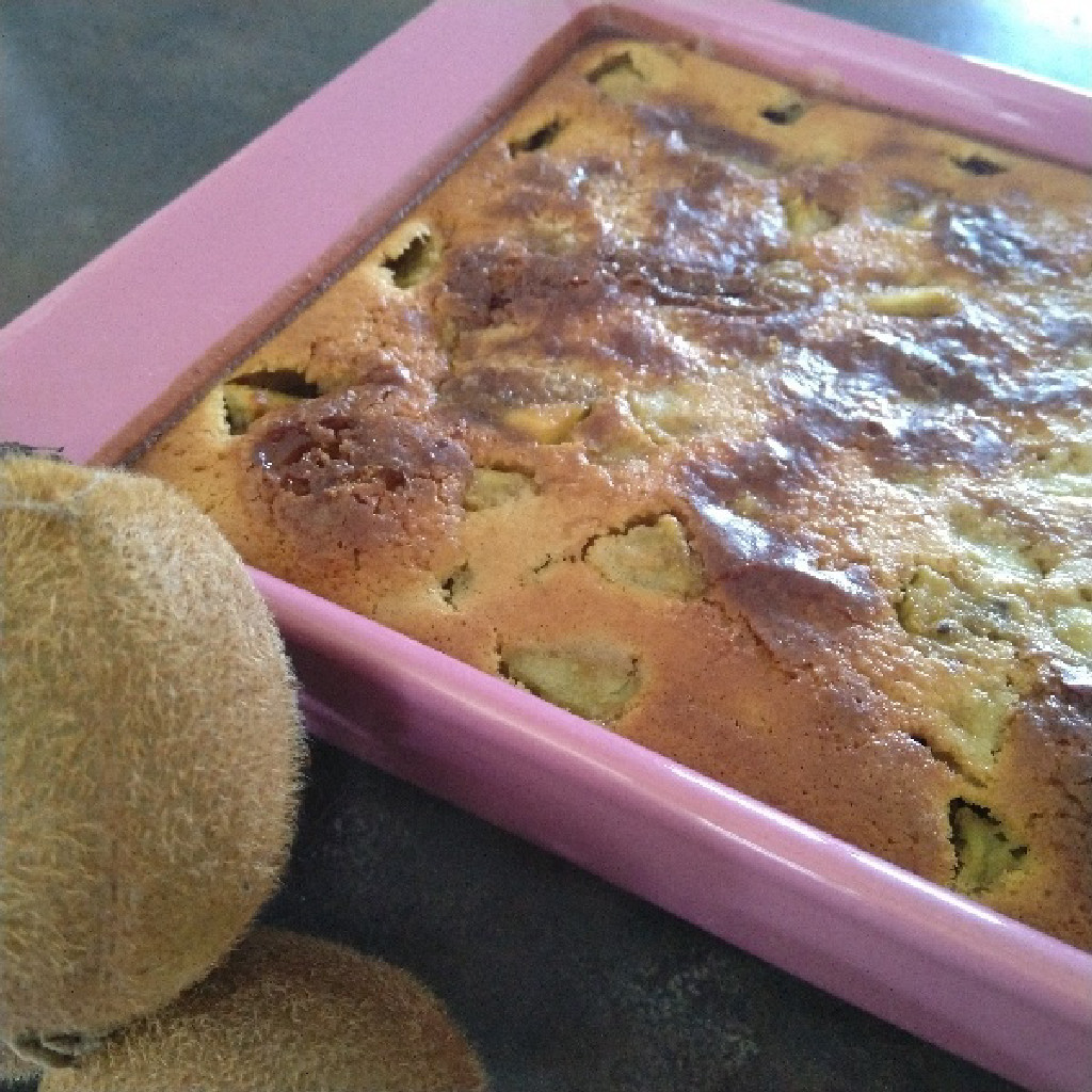Clafoutis aux kiwis