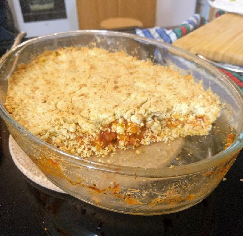 Crumble à la carotte
