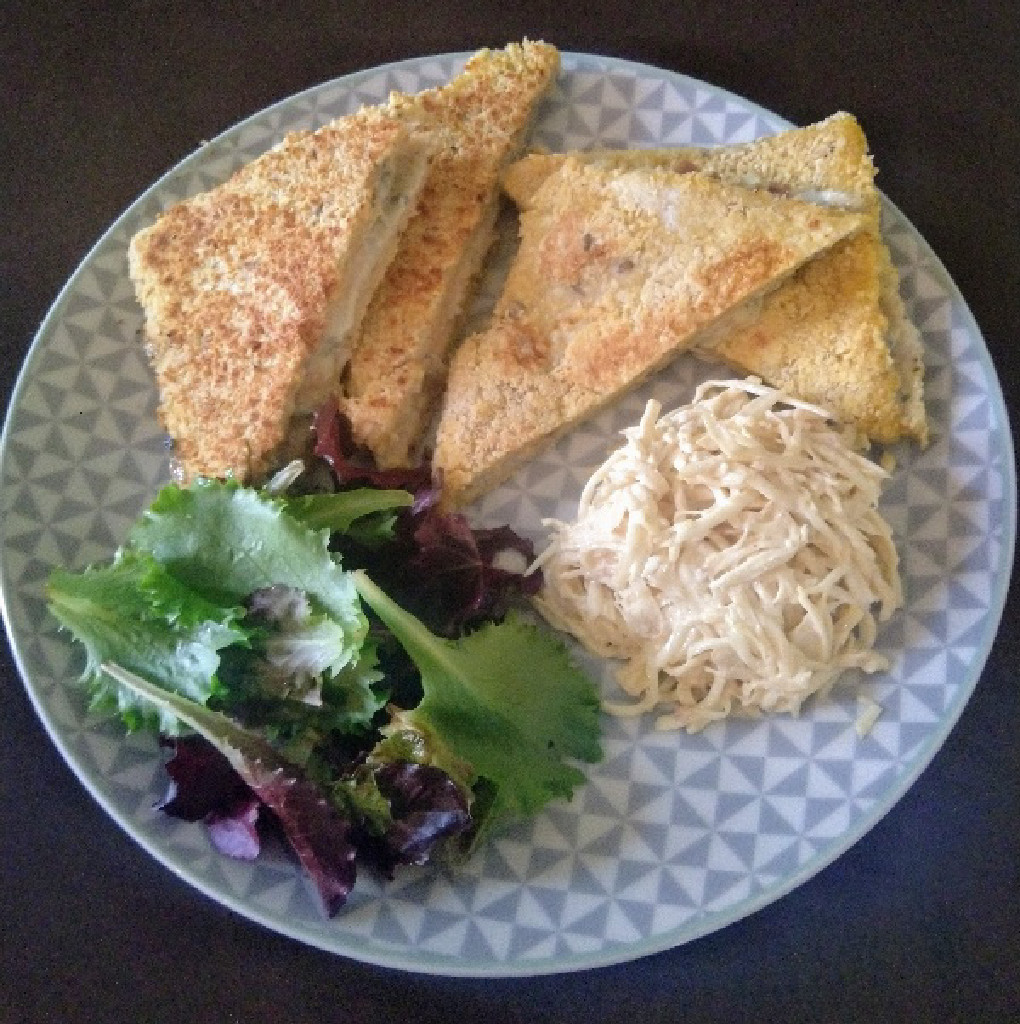 Cordon bleu d'Auvergne et saumon