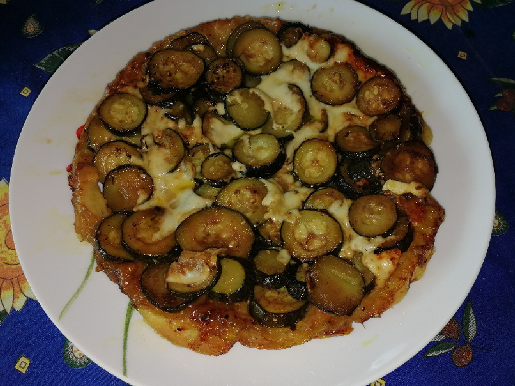 Tarte tatin aux courgettes
